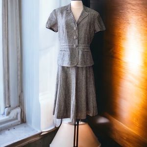 Linen Two piece Blazer and Skirt